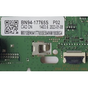 MAIN PARA SMART TV SAMSUNG / NÚMERO DE PARTE BN94-17765S / BN41-02989B-000 / BN97-20015C / BN9417765S / PANEL CY-QB065HGXV1H / MODELO UN65AU8000BXZA WA28	